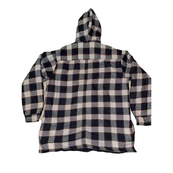 Renegade Hooded Lined Flannel Jacket Tan and Black Men’s Size X-Large - Picture 7 of 7